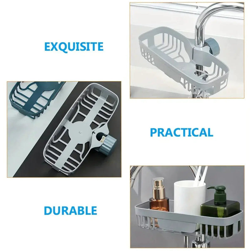 Faucet Caddy - Plastic Sink Holder by House Of Avana