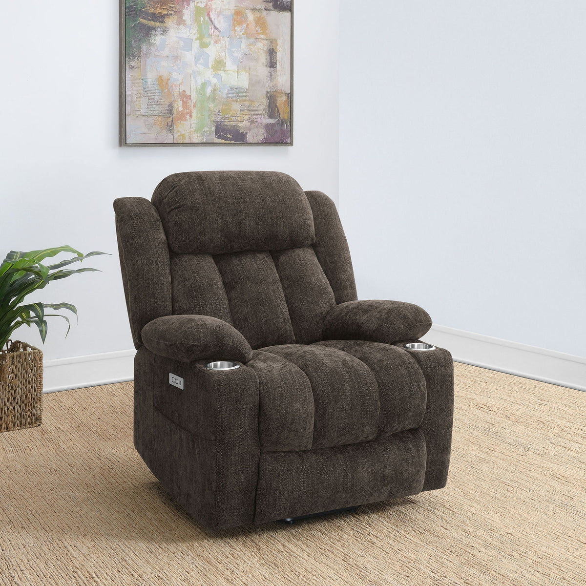 Beca - Upholstered Power Lift Recliner With Cupholders And USB Charging, photo 26 of 28