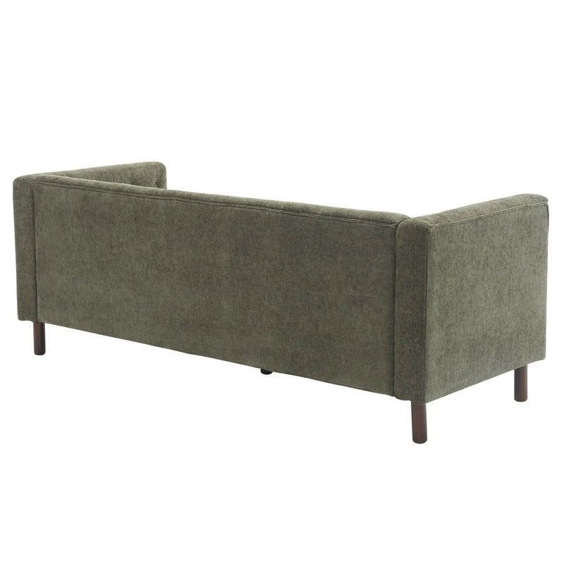 Upholstered Sofa Modern 3 Seater Sofa Couch With Tufted Design For Living Room by HouseOfZazla