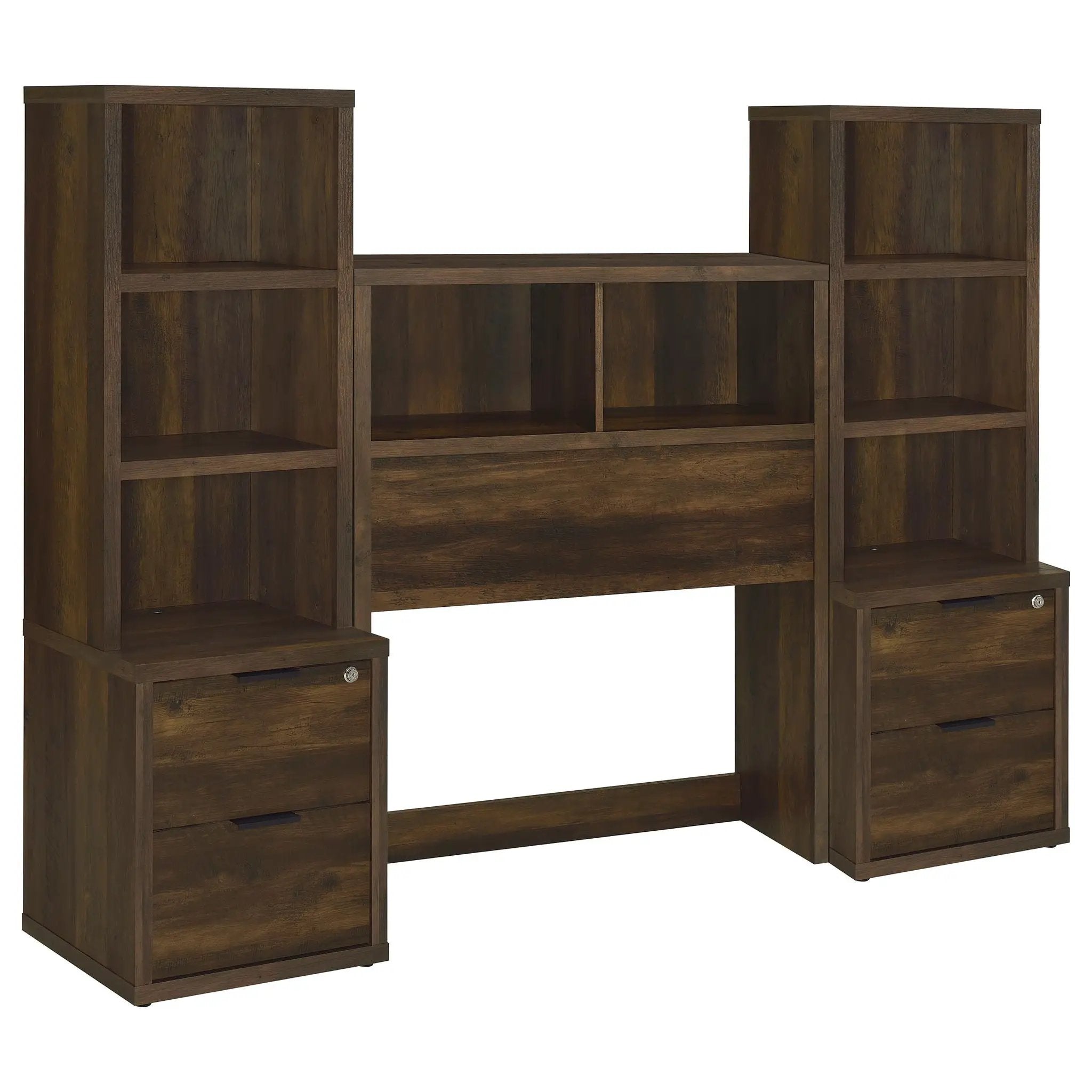 Geary - 3 Piece Bedroom Set With Bookcase Headboard by HouseOfZazla