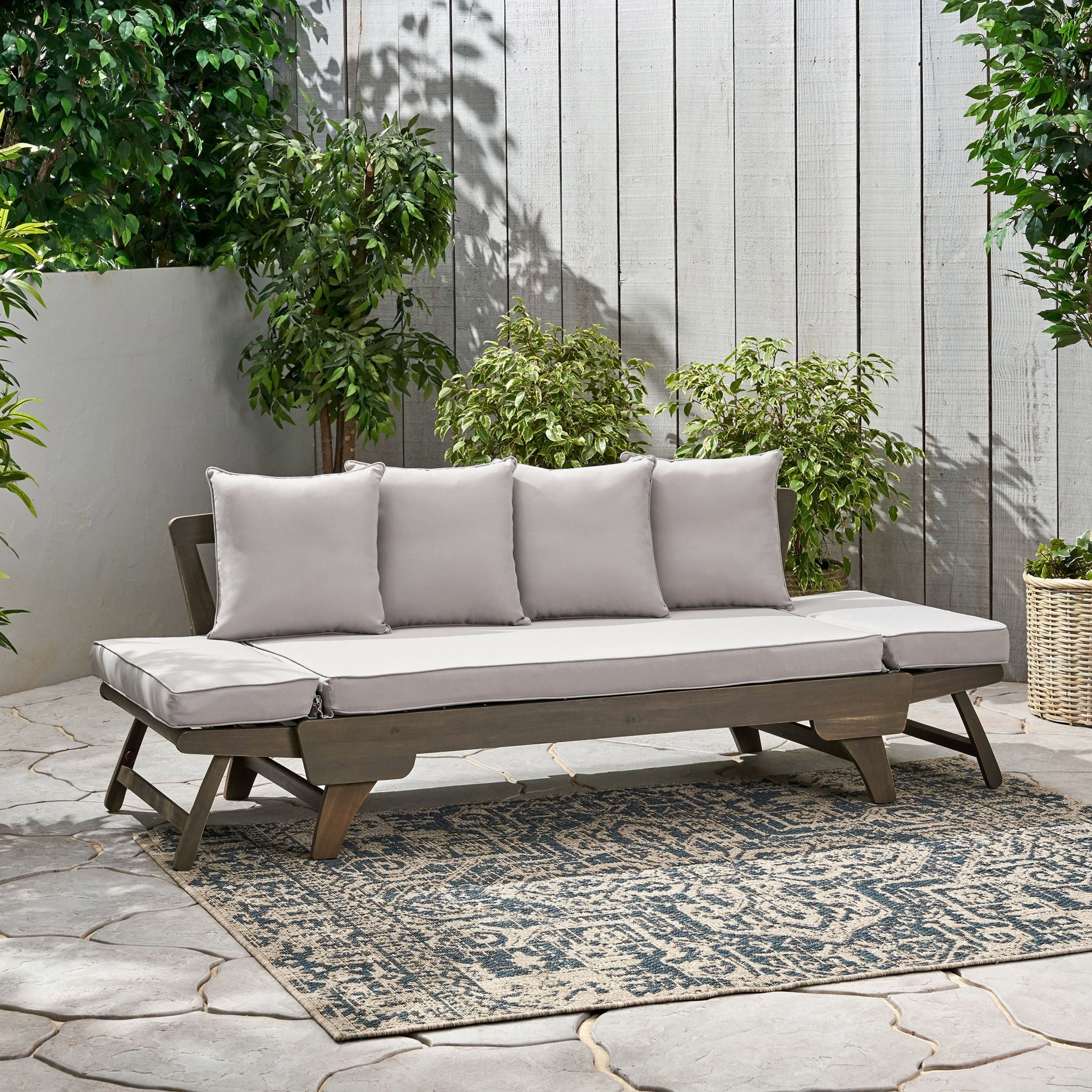 Ottavio Convertible Sofa Daybed With Water Resistant Cushions by HouseOfZazla