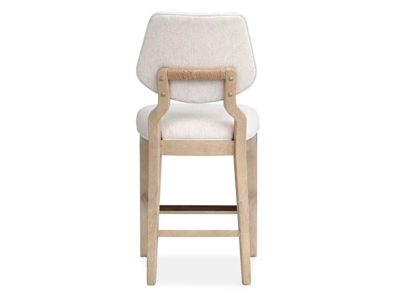 Sunset Cove - Counter Chair With Upholstered Seat and Back (Set of 2) - Sanibel Brown by Unique Piece Furniture