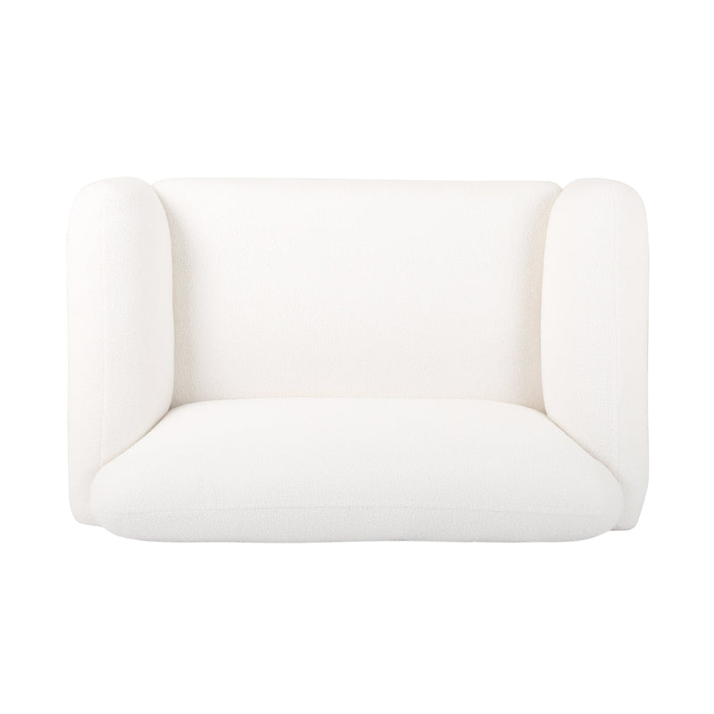 Bouclé Fabric Loveseat Sofa - 50 Inch by HouseOfZazla