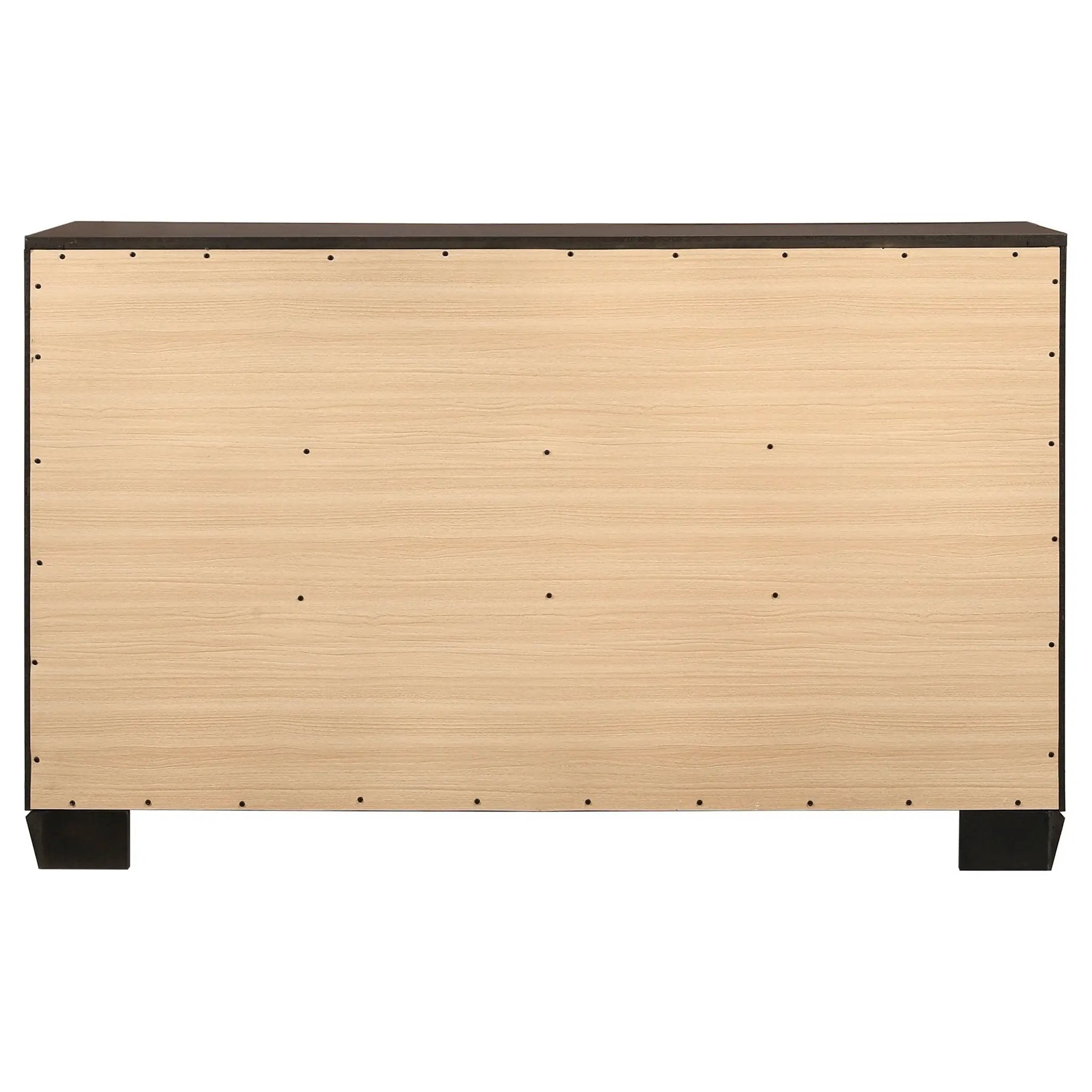Kauffman 6-drawer Dresser Dark Cocoa by Unique Piece Furniture