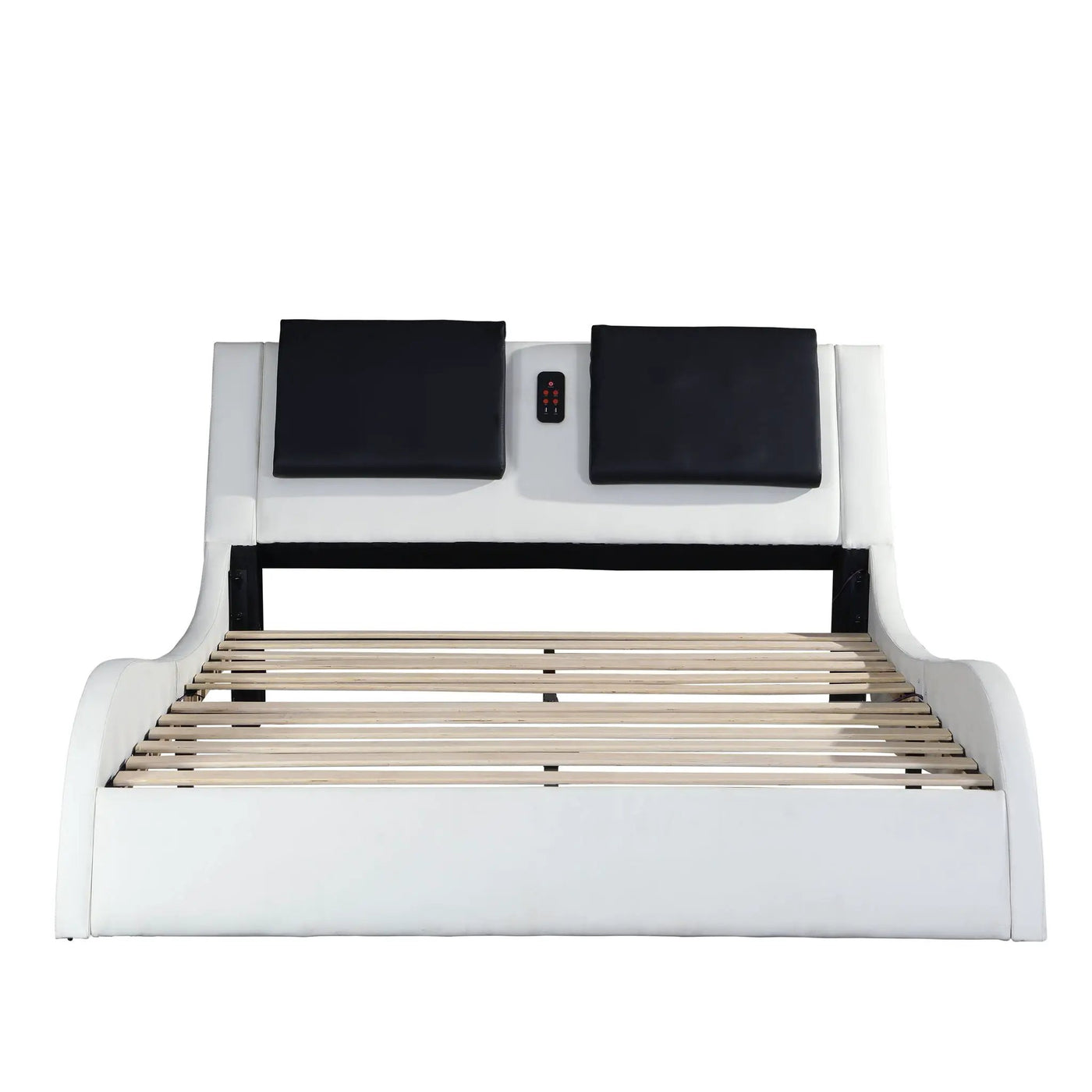 Platform Bed Frame With LED Lighting, tooth Music, Vibration Massage by Unique Piece Furniture