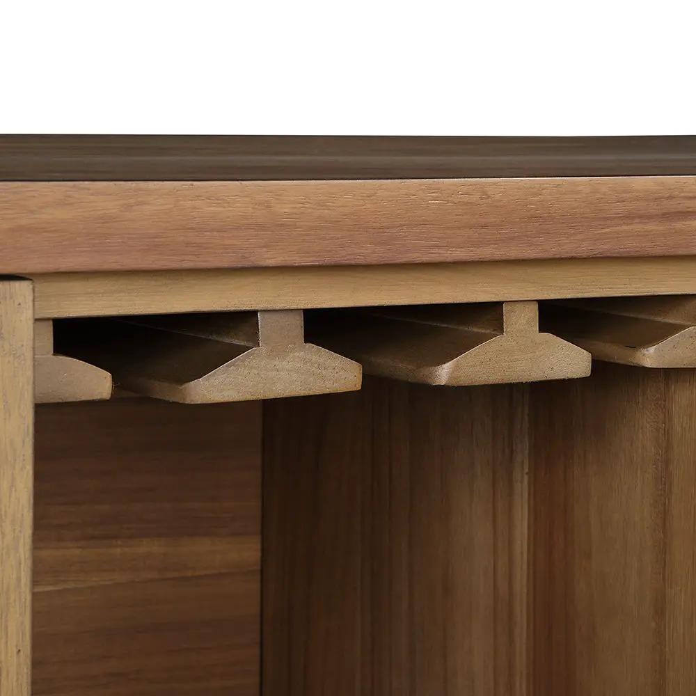 Pascaline - Server - Rustic Brown & Oak by Unique Piece Furniture