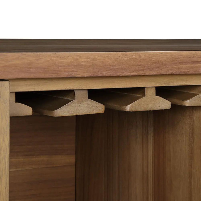 Pascaline - Server - Rustic Brown & Oak by Unique Piece Furniture