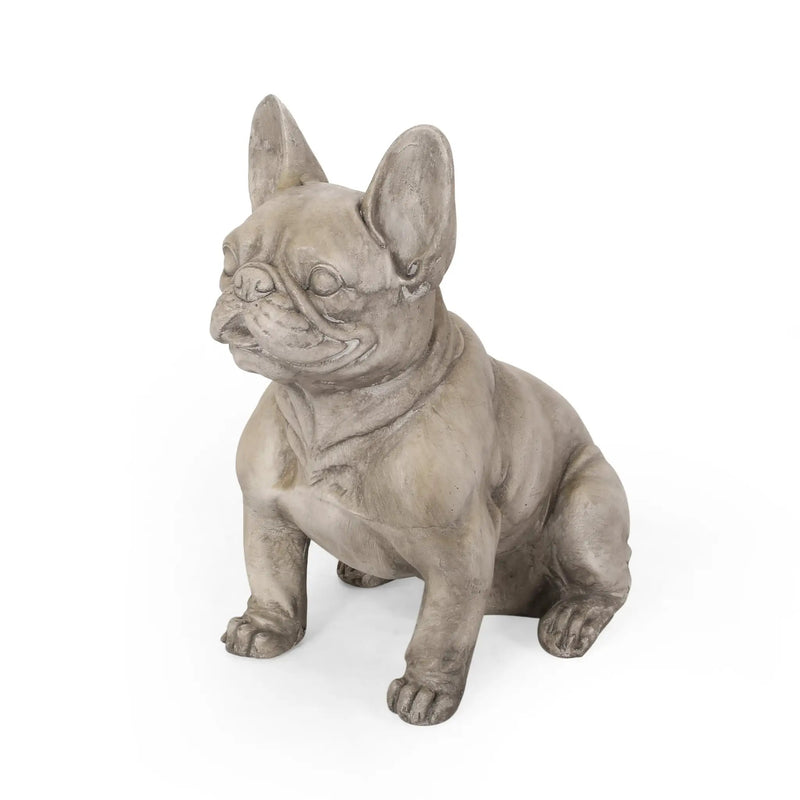 Dog Garden Sculpture, Outdoor French Bulldog Statue by HouseOfZazla