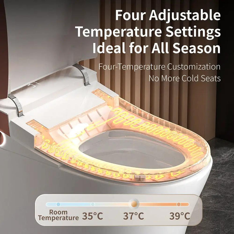 Smart Toilet Bidet with Auto Open Close by HouseOfZazla