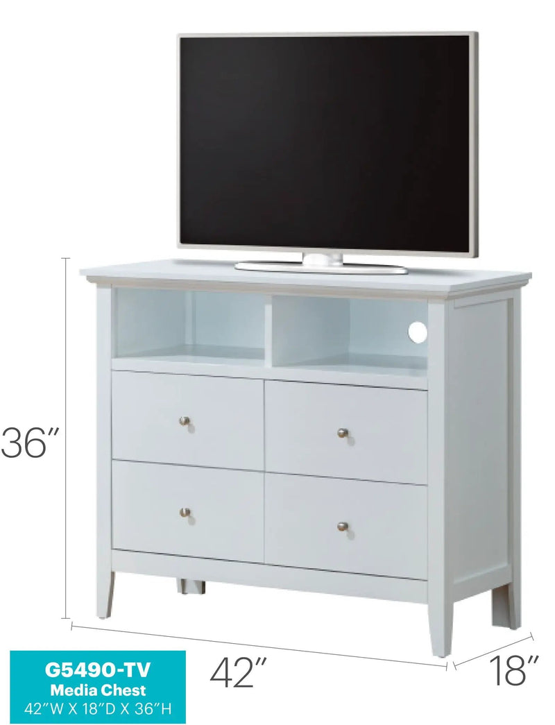 Hammond - Charming Media Chest With Storage by Unique Piece Furniture