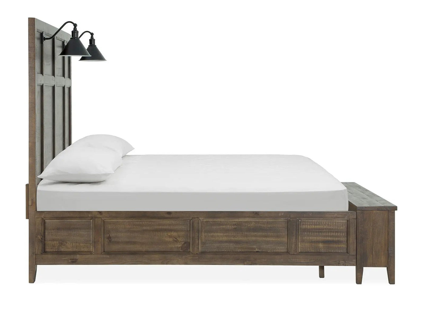 Bay Creek - Complete Lamp Panel Storage Bed by Unique Piece Furniture
