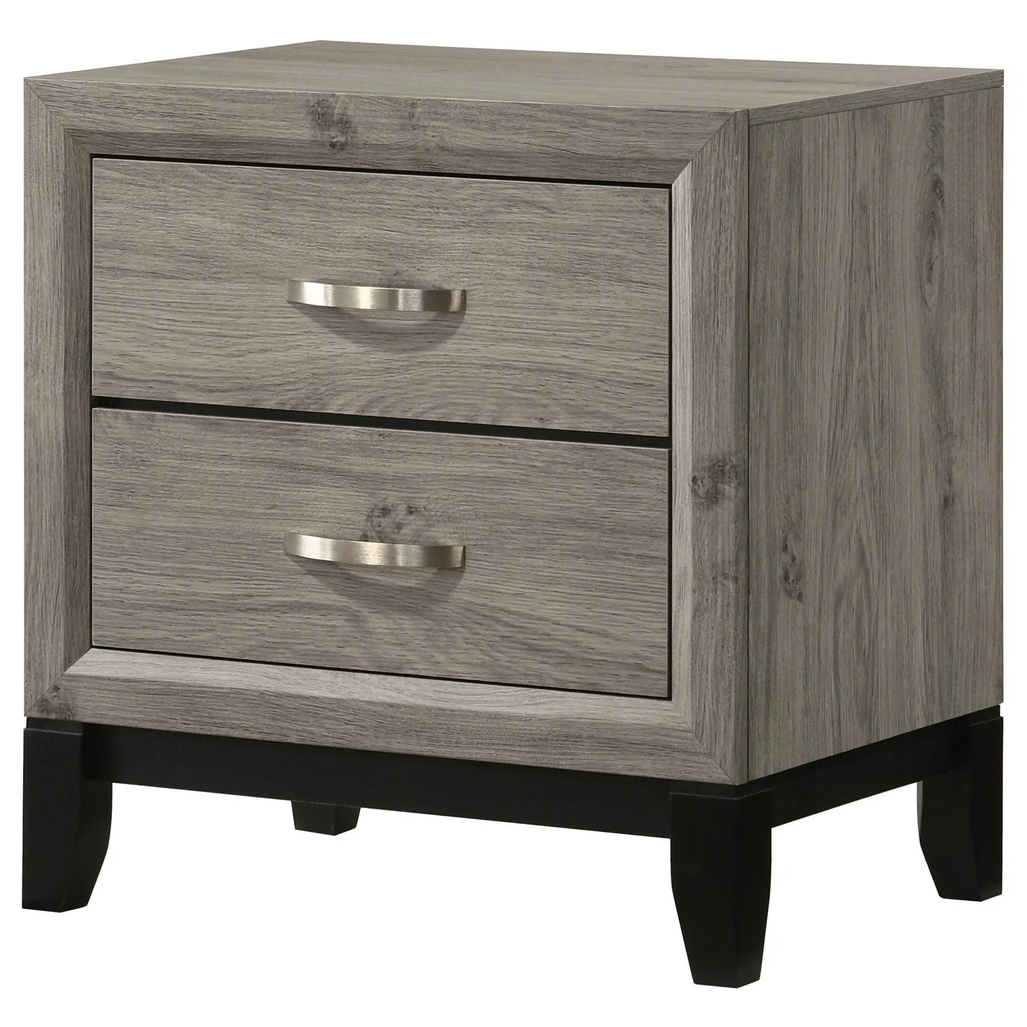 Watson 2-drawer Nightstand Bedside Table Light Taupe by Unique Piece Furniture