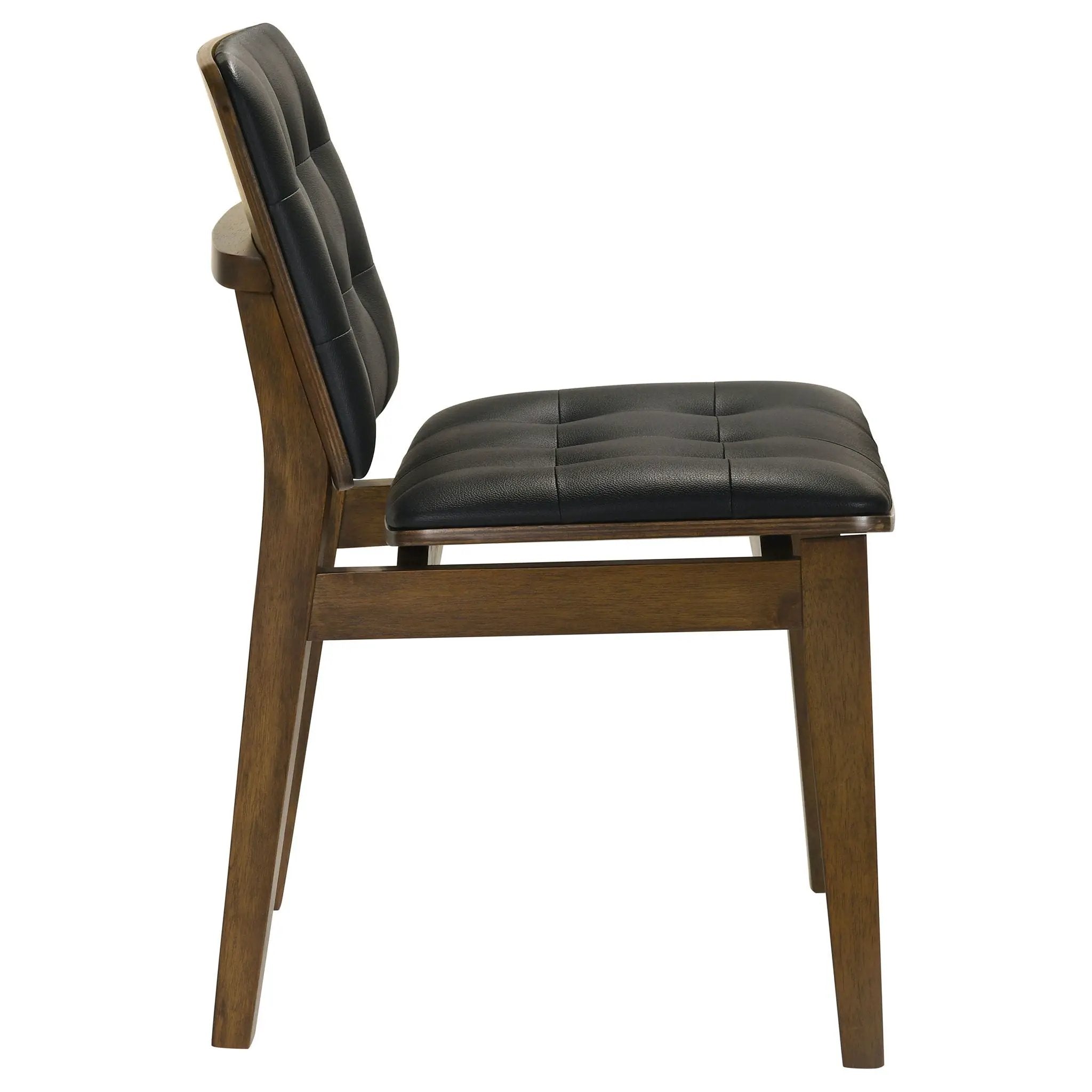 Redbridge Upholstered Dining Side Chair Walnut (Set of 2) by Unique Piece Furniture