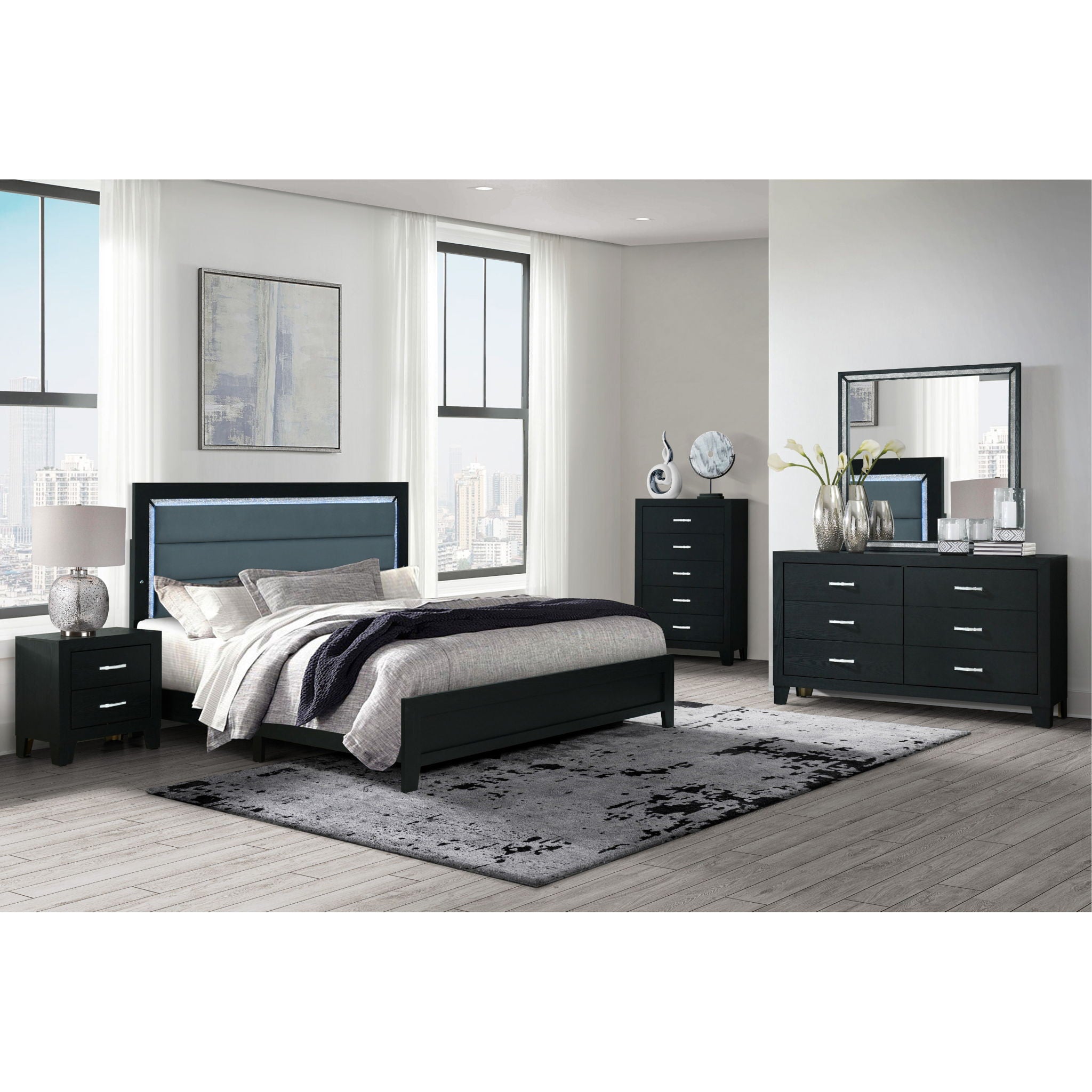 Carlos - Nightstand - Black by HouseOfZazla