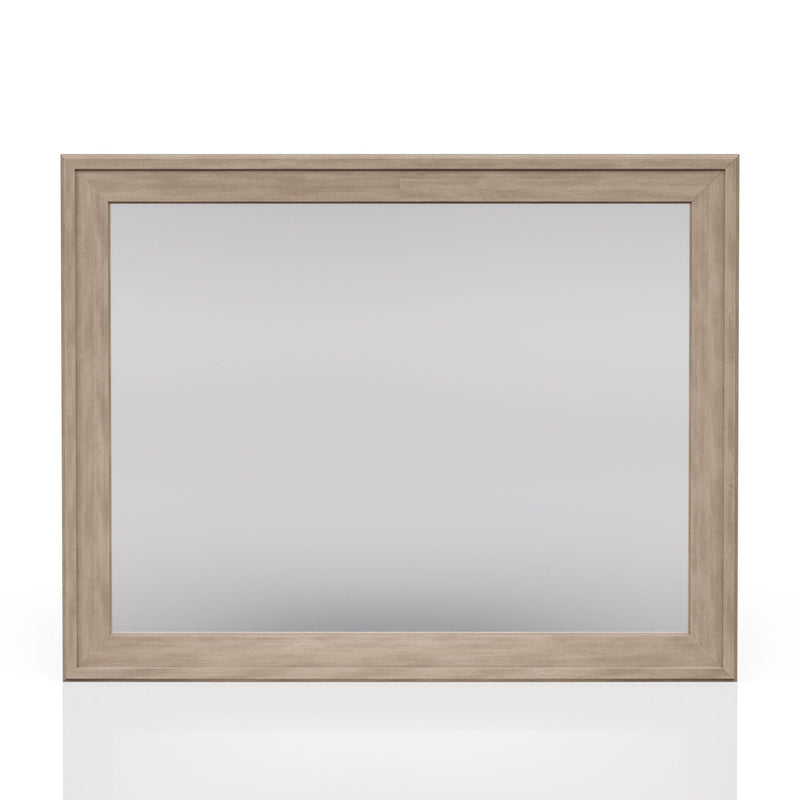 Rectangle Mirror with Beveled Glass - Sand