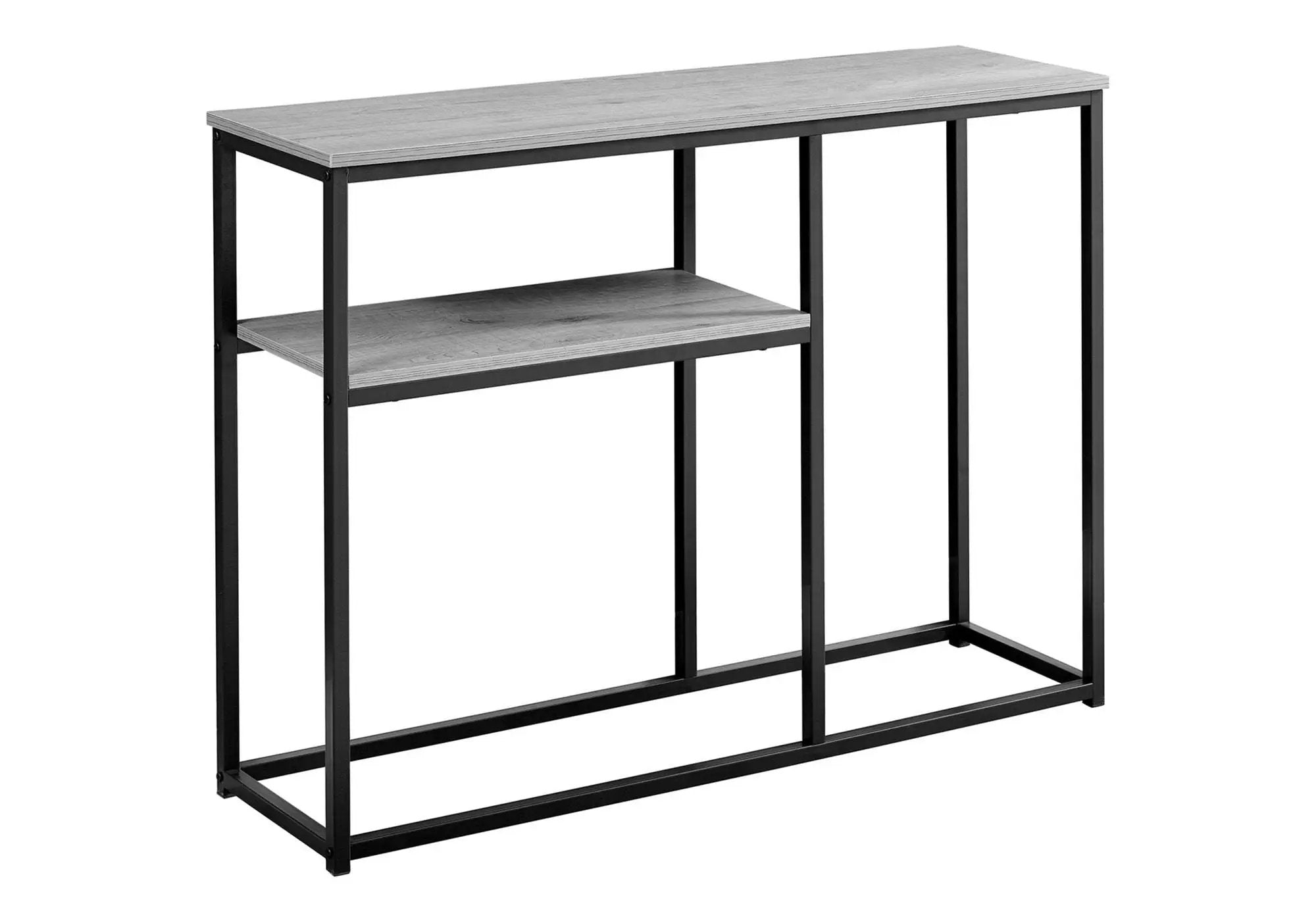 Accent Console Table For Entryway, Contemporary & Convenient Design - Gray by HouseOfZazla