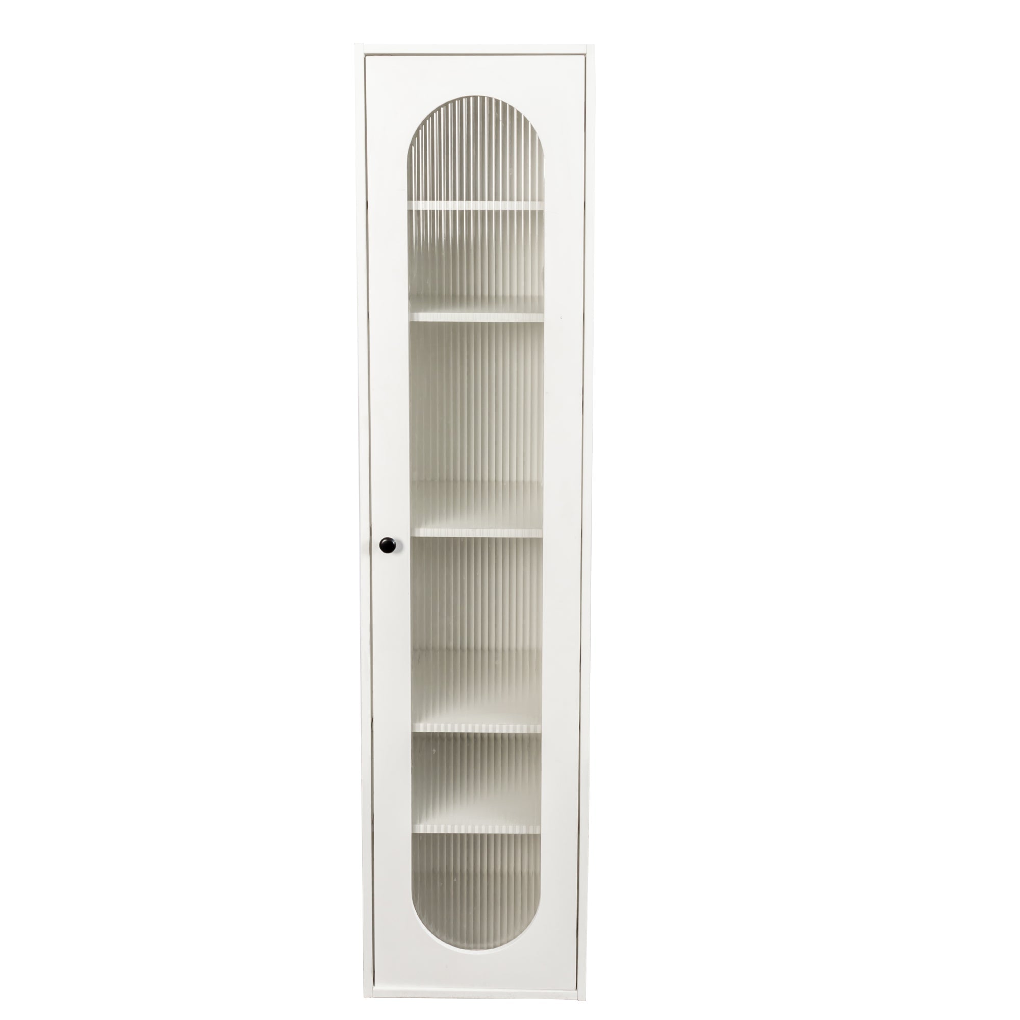 Tall Display Cabinet & Bookshelf with Glass Door by HouseOfZazla