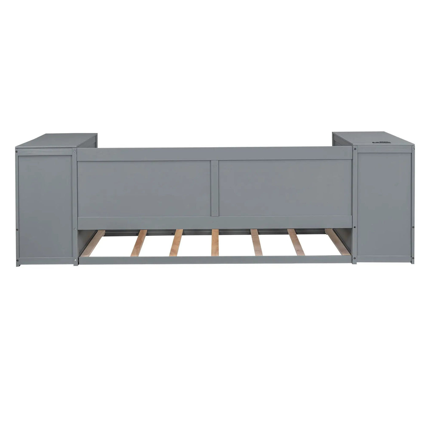 Daybed With Storage Arms, Trundle And Charging Station by HouseOfZazla