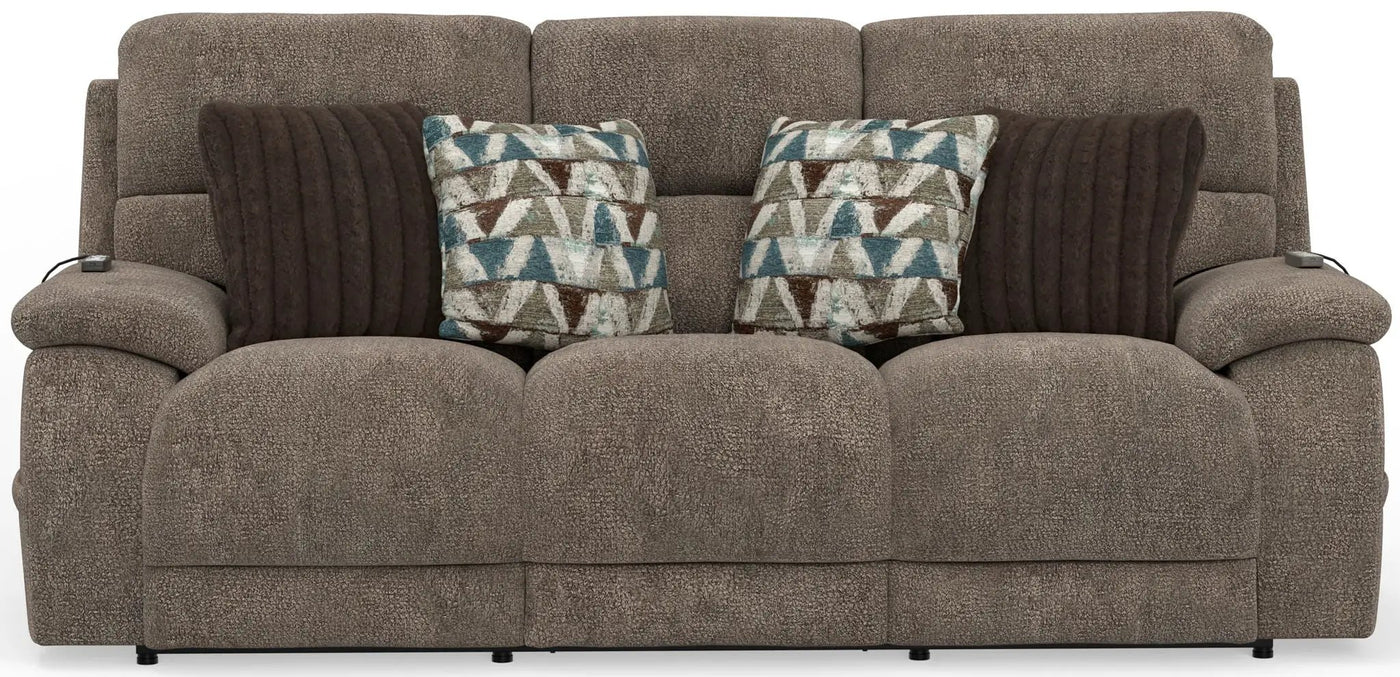 Joya - Power Headrest Power LayFlat Reclining Sofa With CR3 Heat/Massage/Lumbar/ZG by Unique Piece Furniture