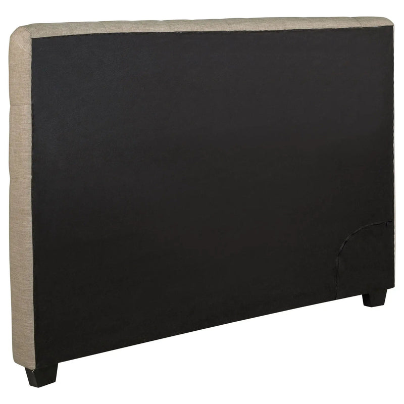 Chloe Upholstered California King Panel Headboard Oatmeal by Unique Piece Furniture