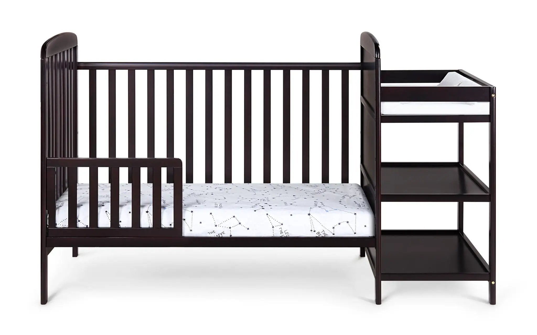 Ramsey - 3-in-1 Convertible Crib / Changer Combo by HouseOfZazla