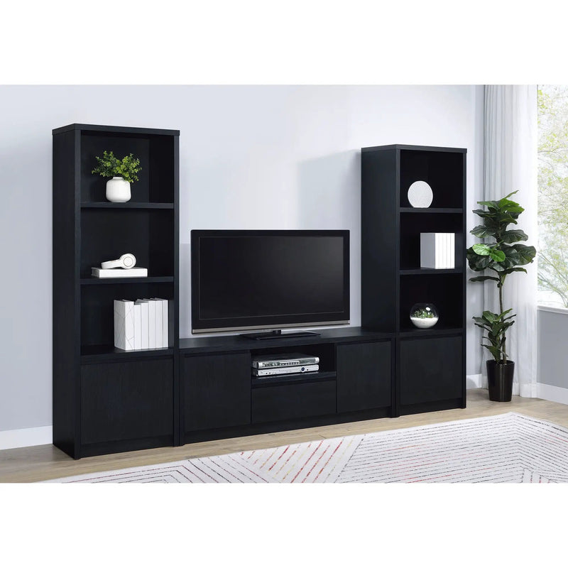 Sloat - 3 Piece Entertainment Center - Black by HouseOfZazla