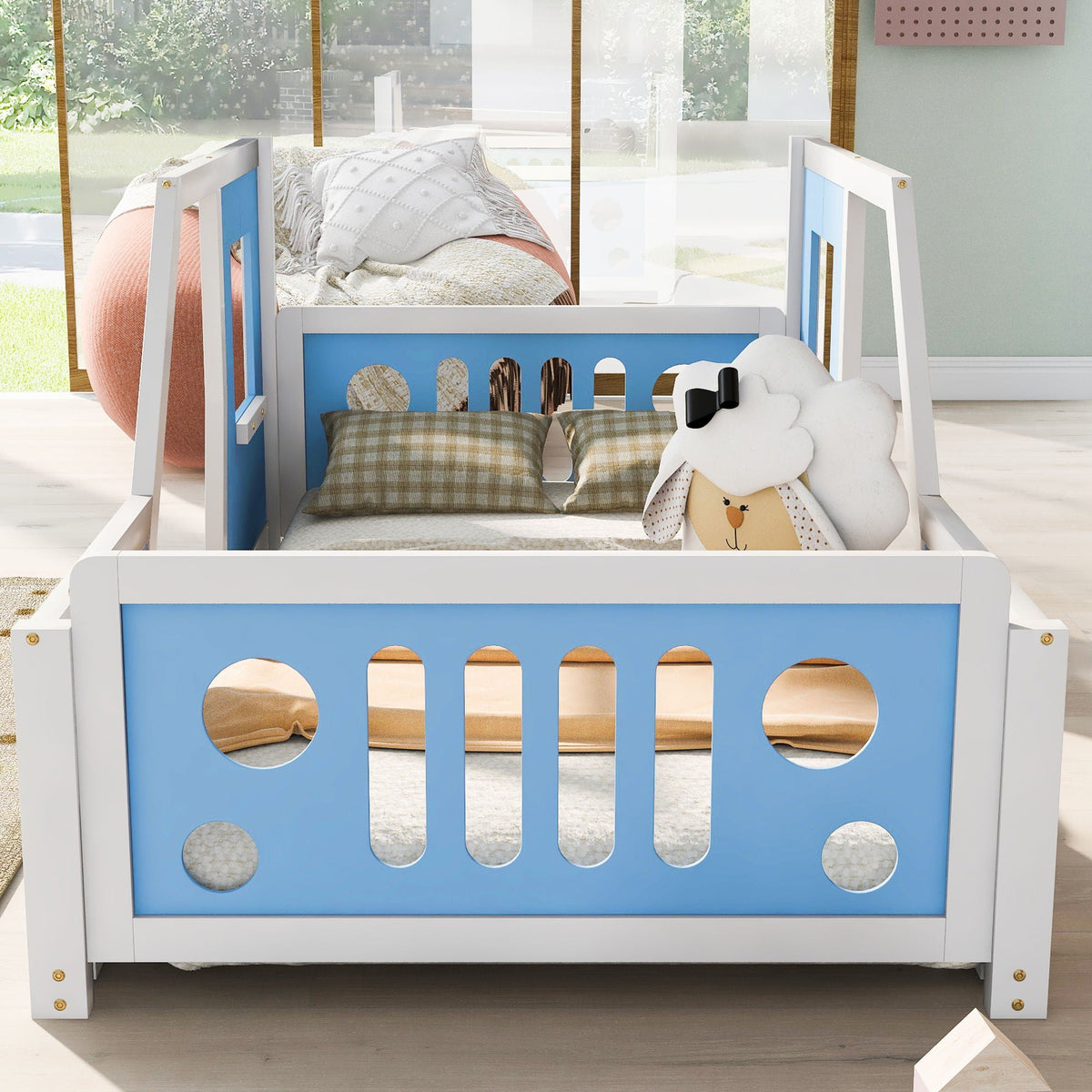 Classic Car Shaped Platform Bed With Wheels, photo 28 of 28