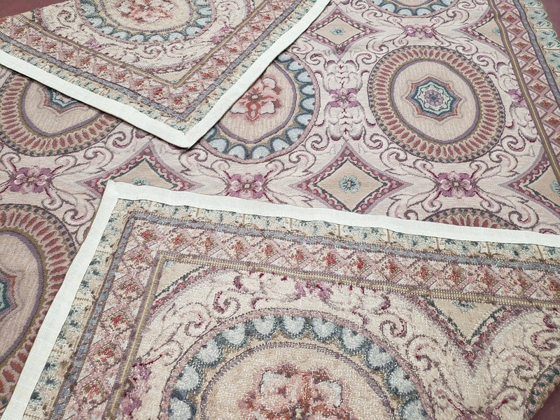 New Needlepoint Rug, 6x9 Needlepoint Carpet, Flatweave Rug, Vicotorian French European English Decor, Elegant Rug for Living Room, Handmade by Jewel Rugs