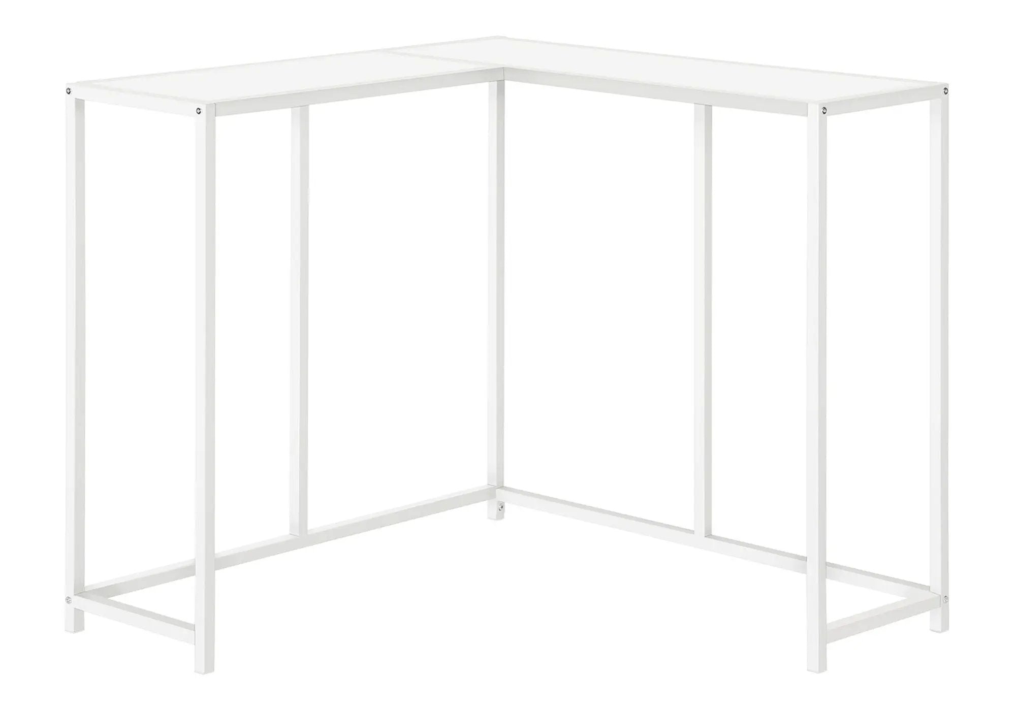Corner Accent Console Table For Entryway, Unique L-Shaped Design by HouseOfZazla