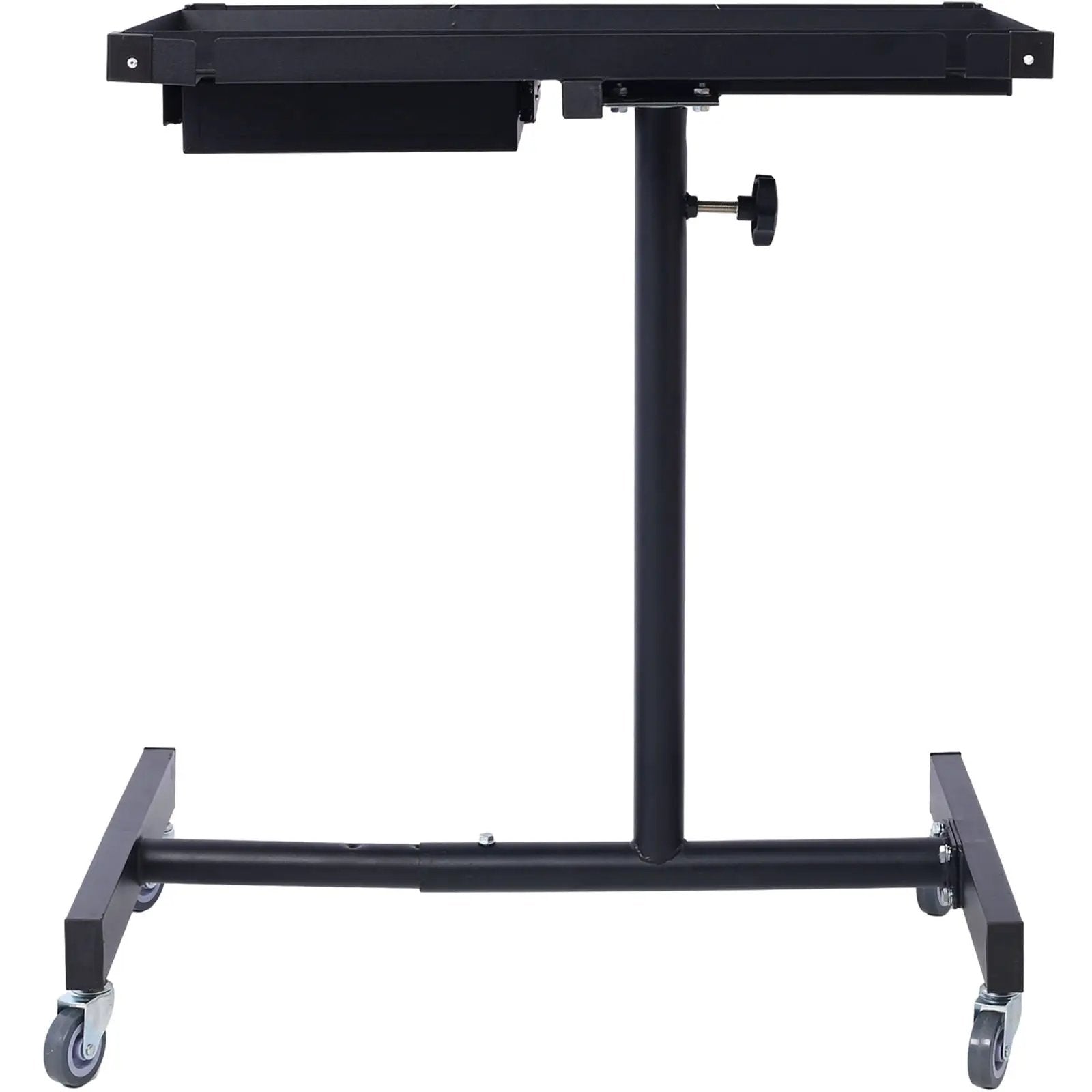 Adjustable Tear Down Work Table With Drawer For Garages, Repair Shops, And Diy, Portable, (4) 2.5" Swivel Casters, 220 Pound Capacity, Rubber Corners, Heavy Duty Steel by Unique Piece Furniture
