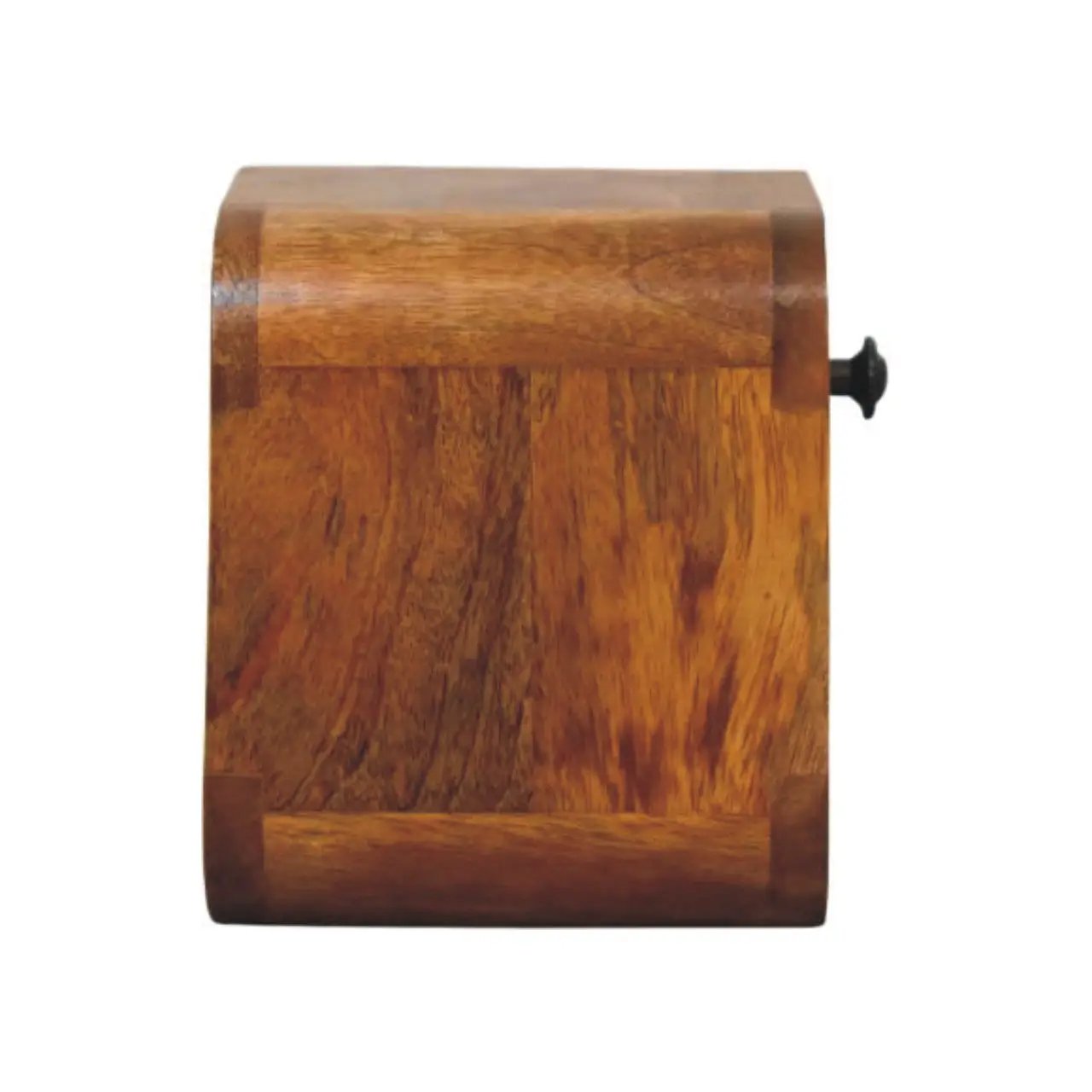 Solid Wood Curved Wall Mounted Bedside Table by HouseOfZazla