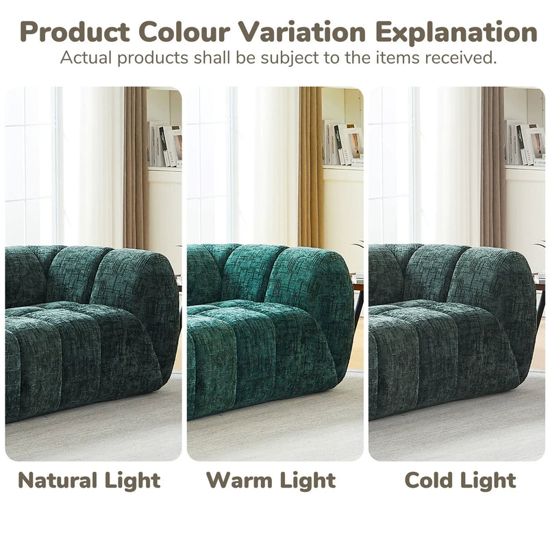 Modern Sofa With Piano Key Backrest by HouseOfZazla