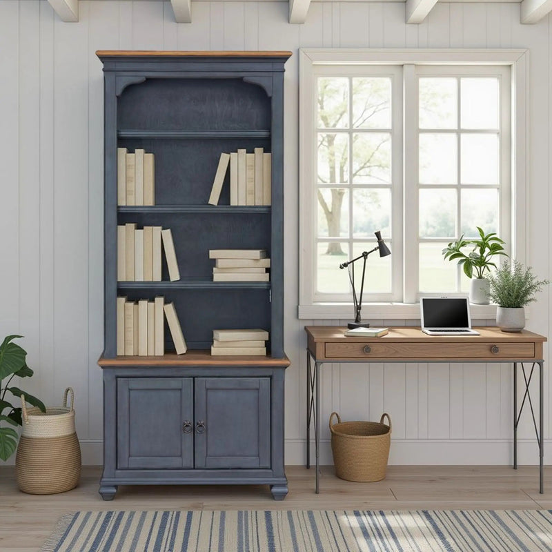Universal Pier Bookcase - Blue by Unique Piece Furniture