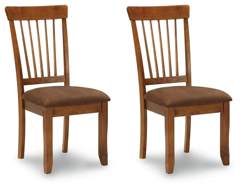 Berringer - Dining UPH Side Chair (Set of 2) - Rustic Brown by Unique Piece Furniture