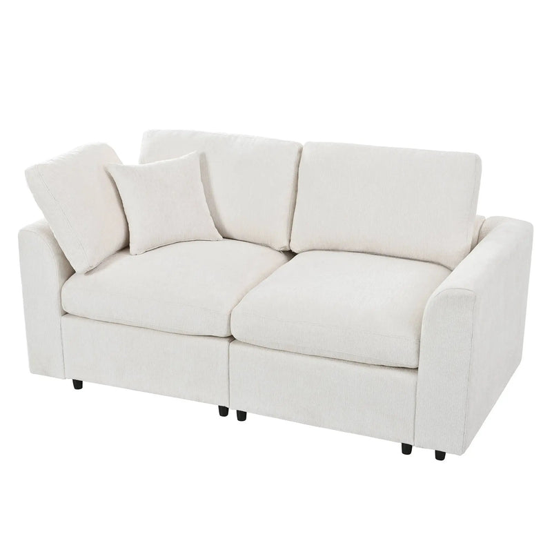 U-Style 4-Piece Modular Sofa Set by HouseOfZazla