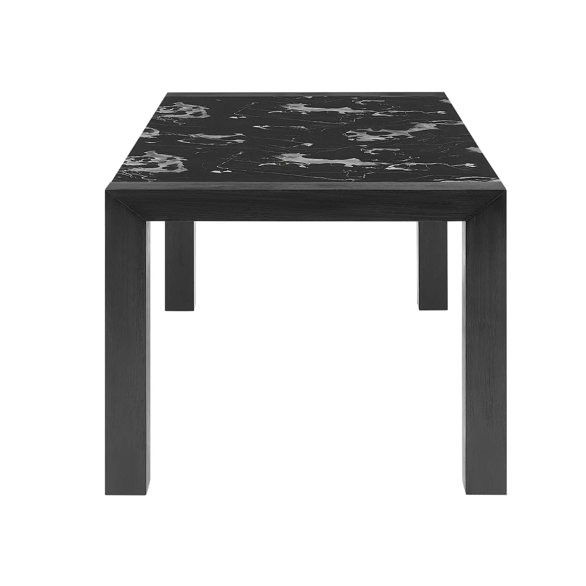Dining Table And 4 Padded Chairs - Black by HouseOfZazla