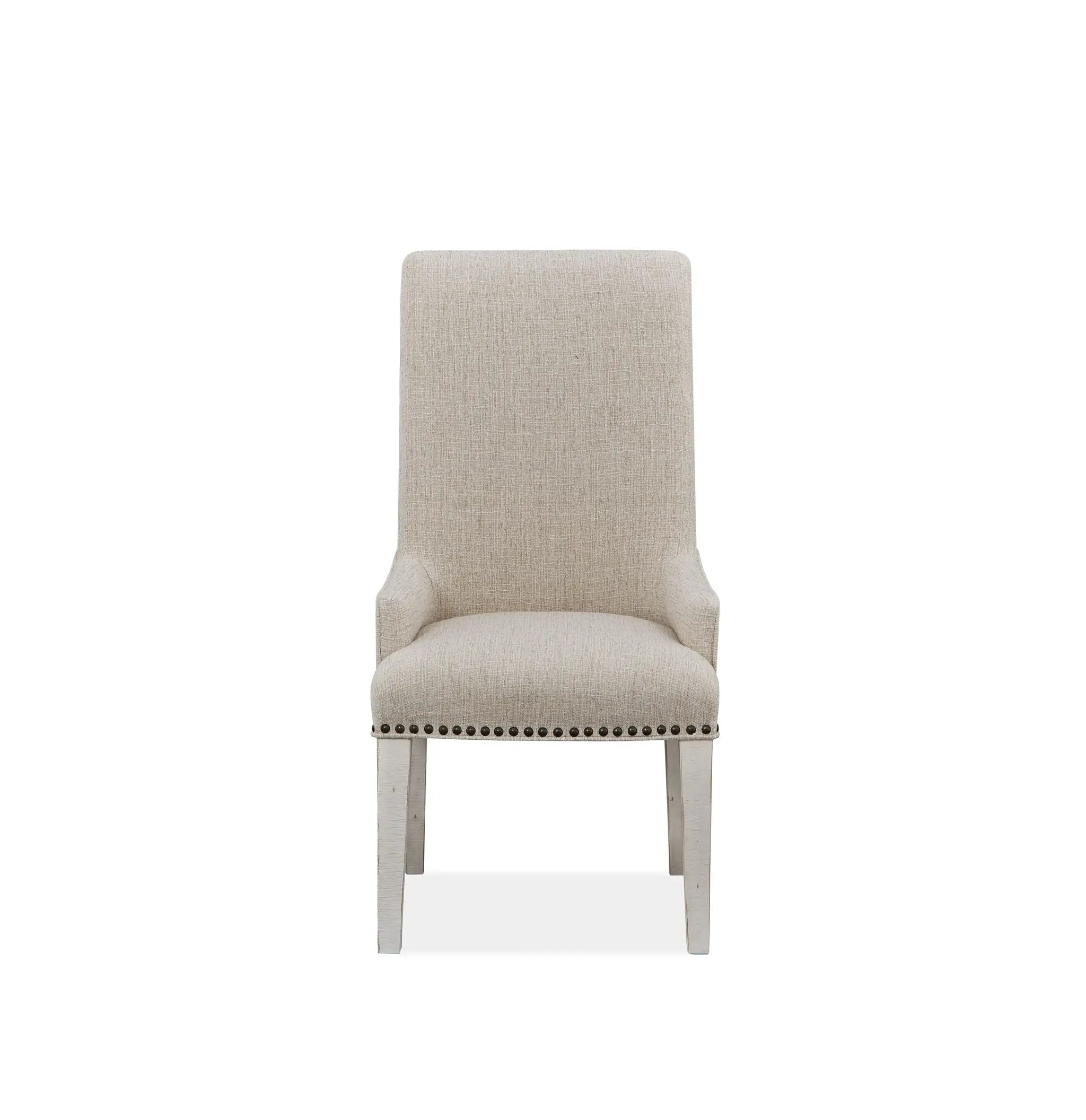 Bronwyn - Upholstered Host Side Chair (Set of 2) - Alabaster by Unique Piece Furniture