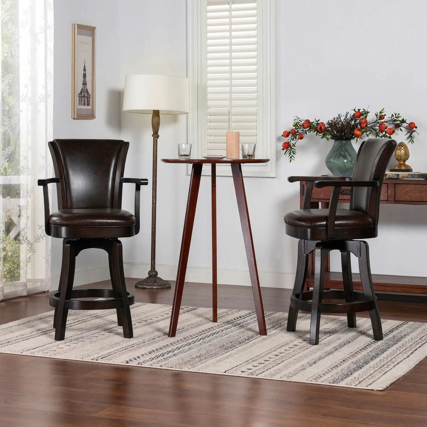 Williams - Swivel Counter Height Bar Stool by HouseOfZazla