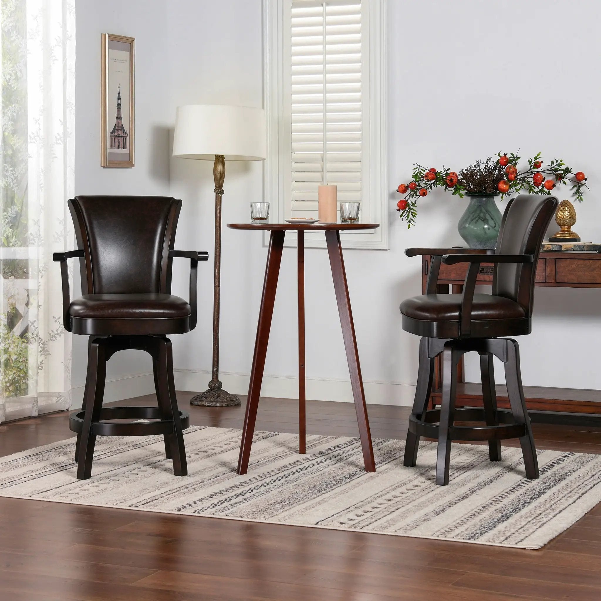 Williams - Swivel Counter Height Bar Stool by HouseOfZazla