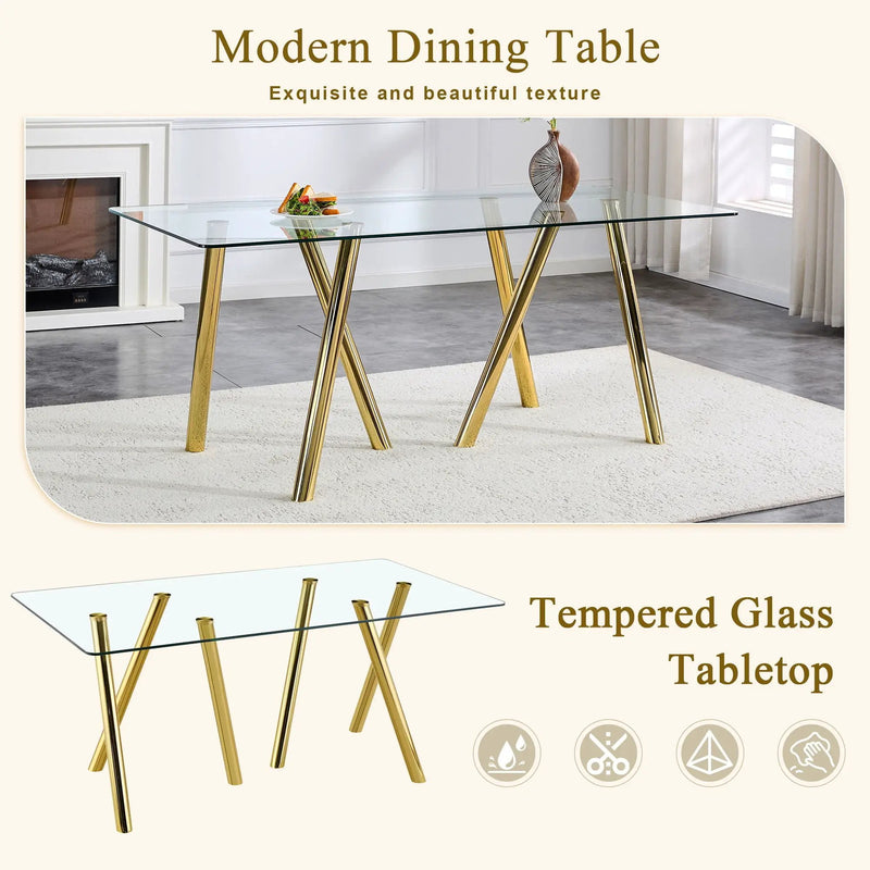 Dining Table With Transparent Surface