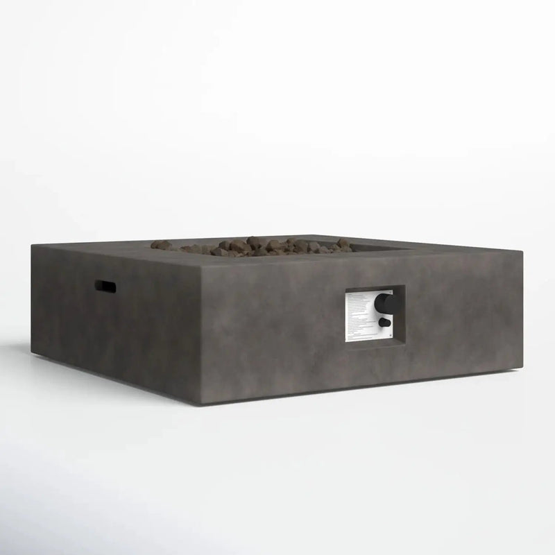 Outdoor Handcrafted Fire Pit Table - Charcoal by Unique Piece Furniture