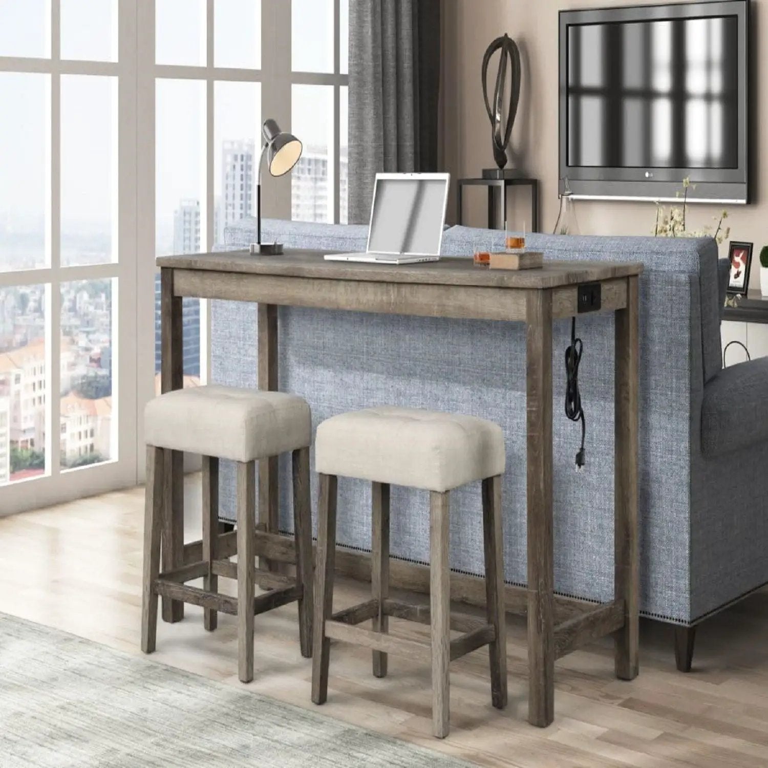 Transitional Backless Counter Stool (Set of 2) by Unique Piece Furniture