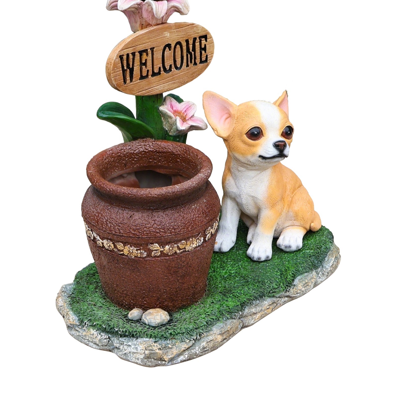 Sitting Corgi Dog Planter Outdoor Decor by HouseOfZazla