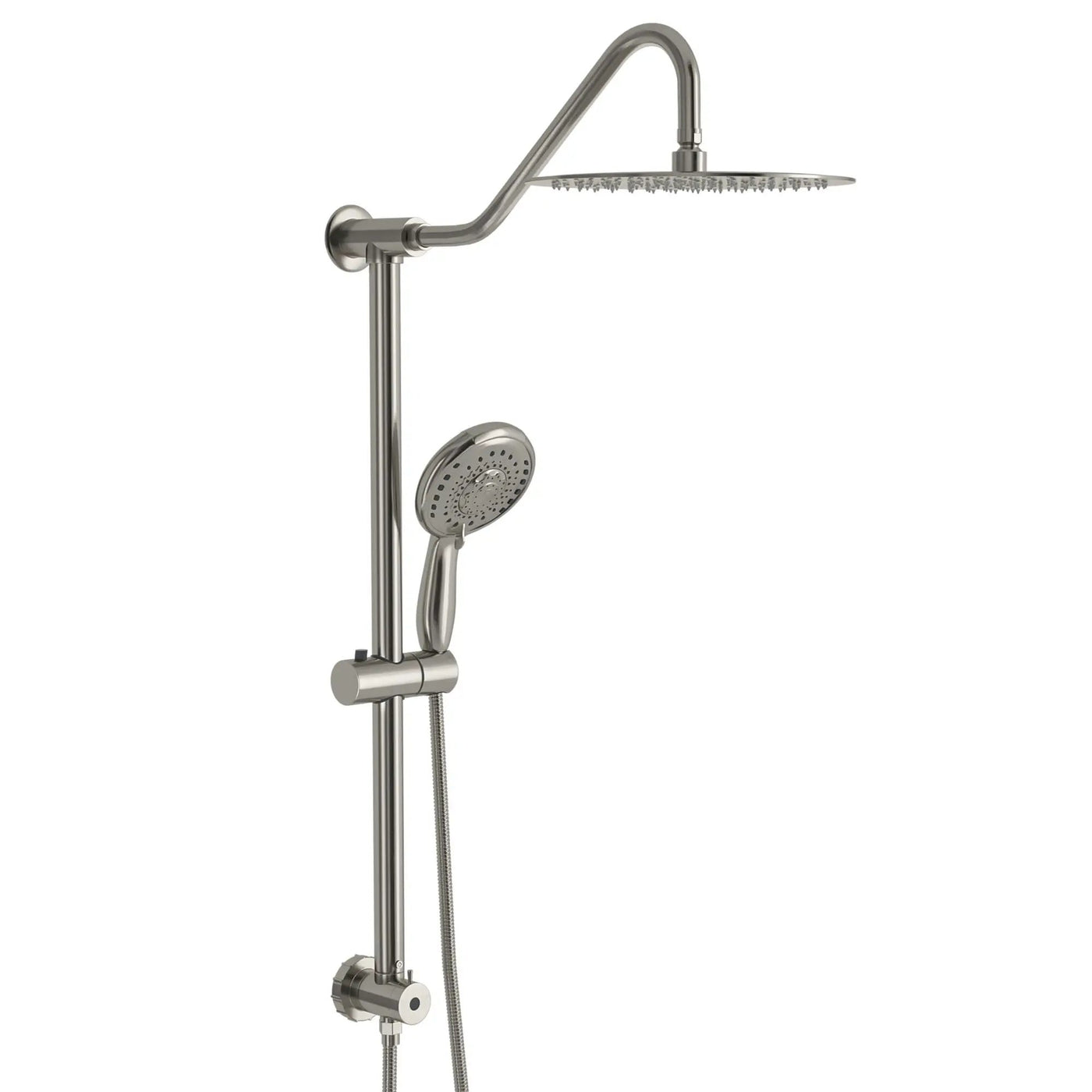 Shower System With 5 Function Rain Hand Shower And Slide Bar Combo by HouseOfZazla