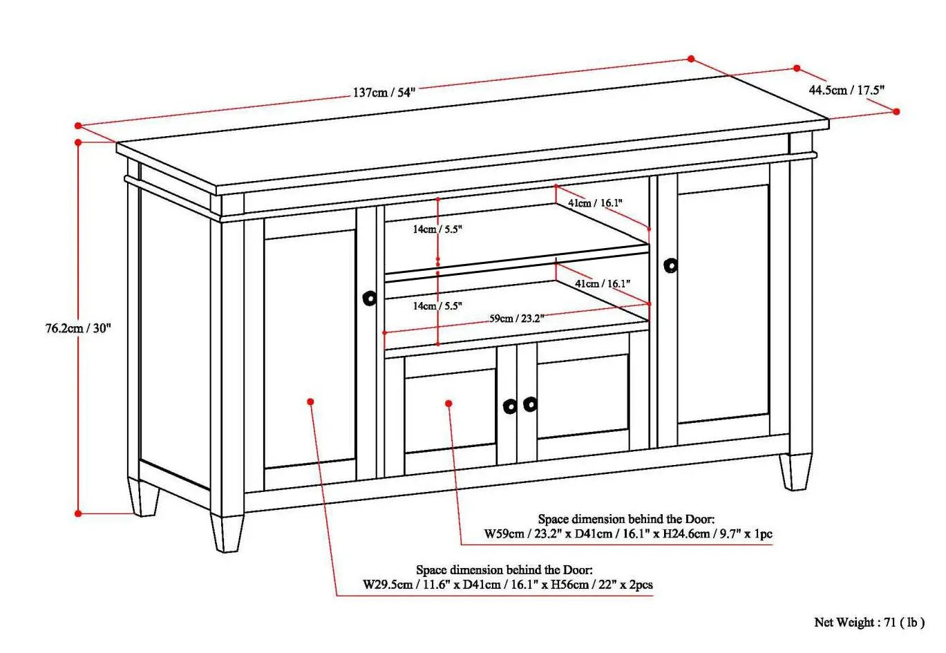 Carlton - TV Media Stand by HouseOfZazla