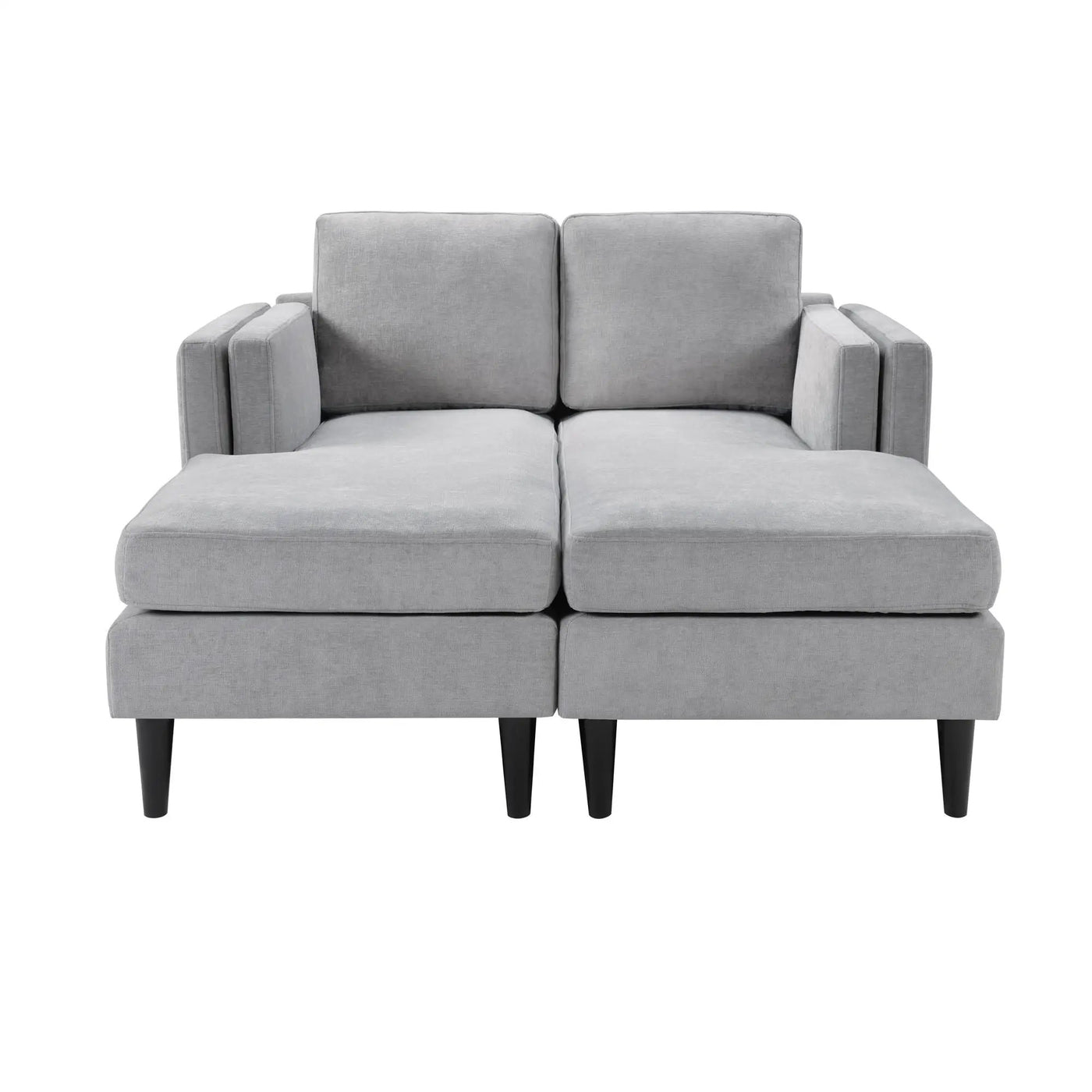Chaise Lounge Sofa Bed With Dual Layer Armrests for Living Room by HouseOfZazla