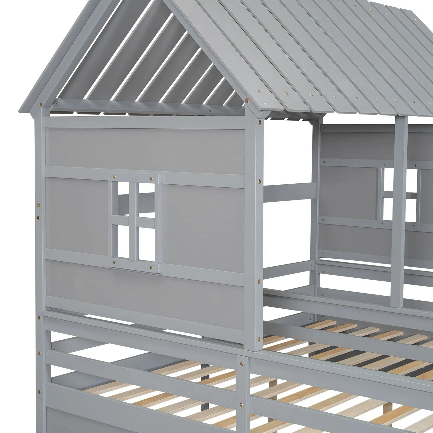 House Platform Beds With 2 Drawers, Side By Side Design by HouseOfZazla