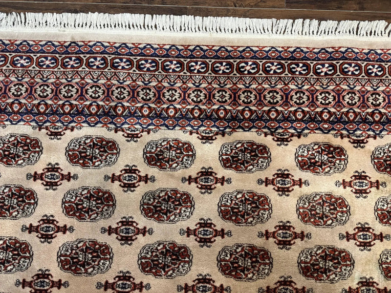 Karastan Rug 8.2 x 11.6 Beige Bokhara, Wool Pile, Vintage Discontinued Karastan Area Rug, Belgium Power Loomed Rug by Jewel Rugs
