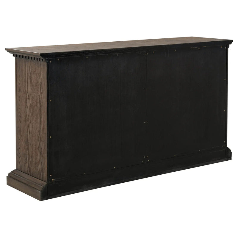 Ridgewell 2-drawer 4-door Dining Server Dark Oak by Unique Piece Furniture