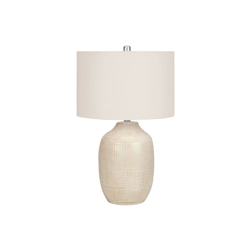 Table Lamp, Lighting, Ceramic, Contemporary - Cream by Unique Piece Furniture